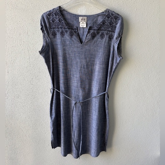 Ariat Katie Chambray Dress Size M Tie Belt
Western Cowboy Denim Embroidered - Picture 1 of 15